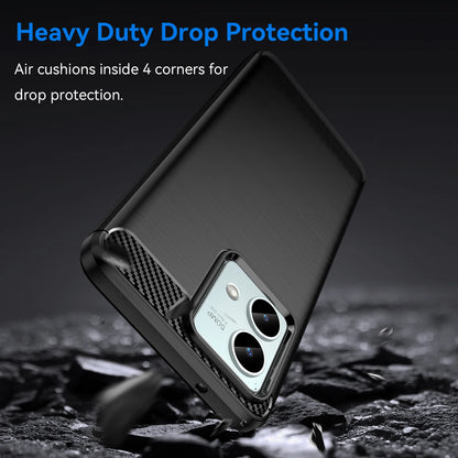 For Motorola Moto G84 5G Case For Moto G84 Cover 6.5 Inch Carbon Fiber Shockproof Silicone Bumper For Motorola Moto G84