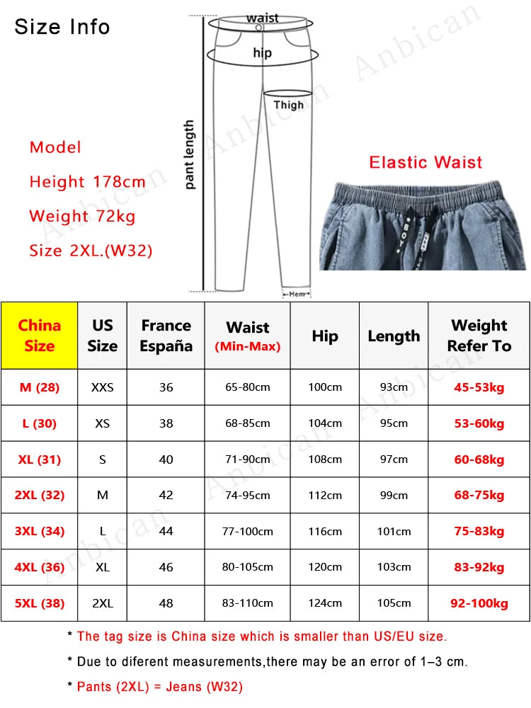 Spring Summer Black Blue Cargo Jeans Men Streetwear Denim Jogger Pants Men Baggy Harem Jean Trousers Plus Size