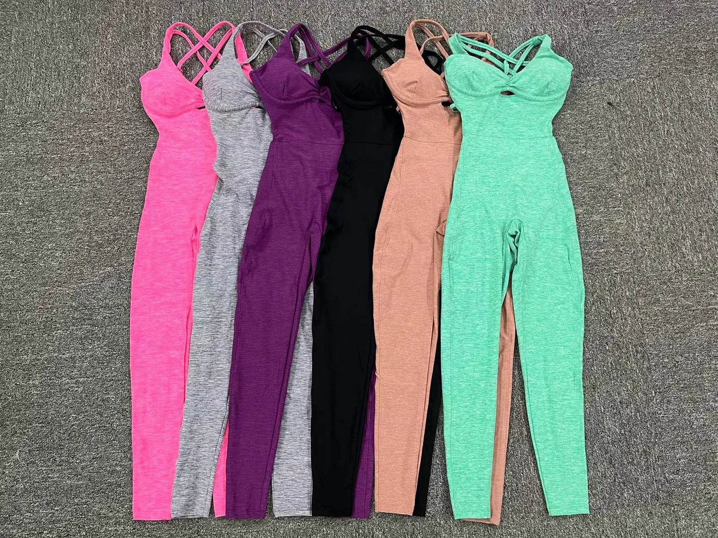 New Nylon Pad Women Yoga Set Rompers One Piece Jumpsuit Gym Exercise Sports Bra Romper Fitness Shorts Sportwear Active Suit