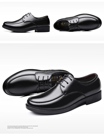 Mens Dress Shoes Men's Formal Original Leather Italian Skin Shoes for Men Elegant Casual Business Luxury Social Male Shoe