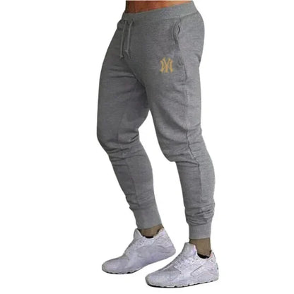 2024Spring and summer new men's casual pants sports jogging sportwear sports pants Harajuku street pants elastic thin pants