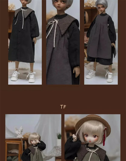 BJD Doll Clothes For 1/6 1/4 1/3 SD MSD MDD YOSD Dress Outfit CD2 Dolls Clothing Accessories(Excluding Doll)