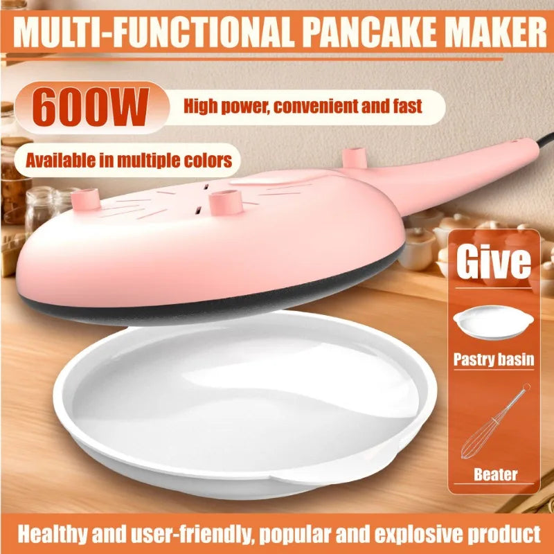 110V/220V Household Non-stick Pancake Machine Electric Crepe Baking Pan Instant Heating Spring roll Pastry Frying Grilling Plate