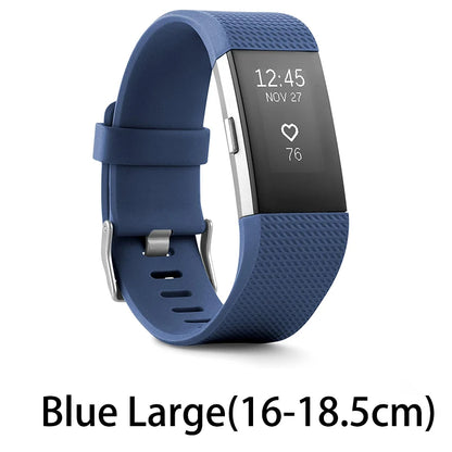 Fitbit Charge 2 smart wristband heart rate monitoring exercise pedometer fitness sleep call notification GPS IOS Android