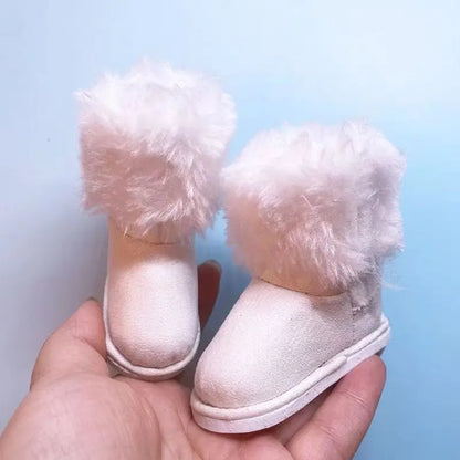 45CMBJD Doll Snow Boots Work Dress Boots Long Boots 1/4BJD Boots Sports Shoes Leather Handmade Doll Accessories Doll