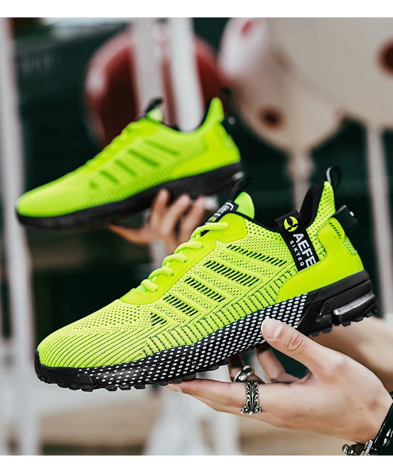 New 2024 Men Running Shoes Breathable Outdoor Sports Shoes Lightweight Sneakers for Men Comfortable Athletic Training Footwear