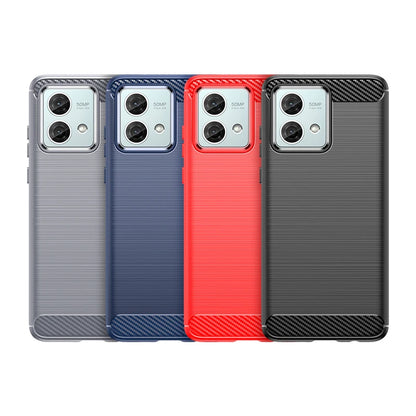 For Motorola Moto G84 5G Case For Moto G84 Cover 6.5 Inch Carbon Fiber Shockproof Silicone Bumper For Motorola Moto G84