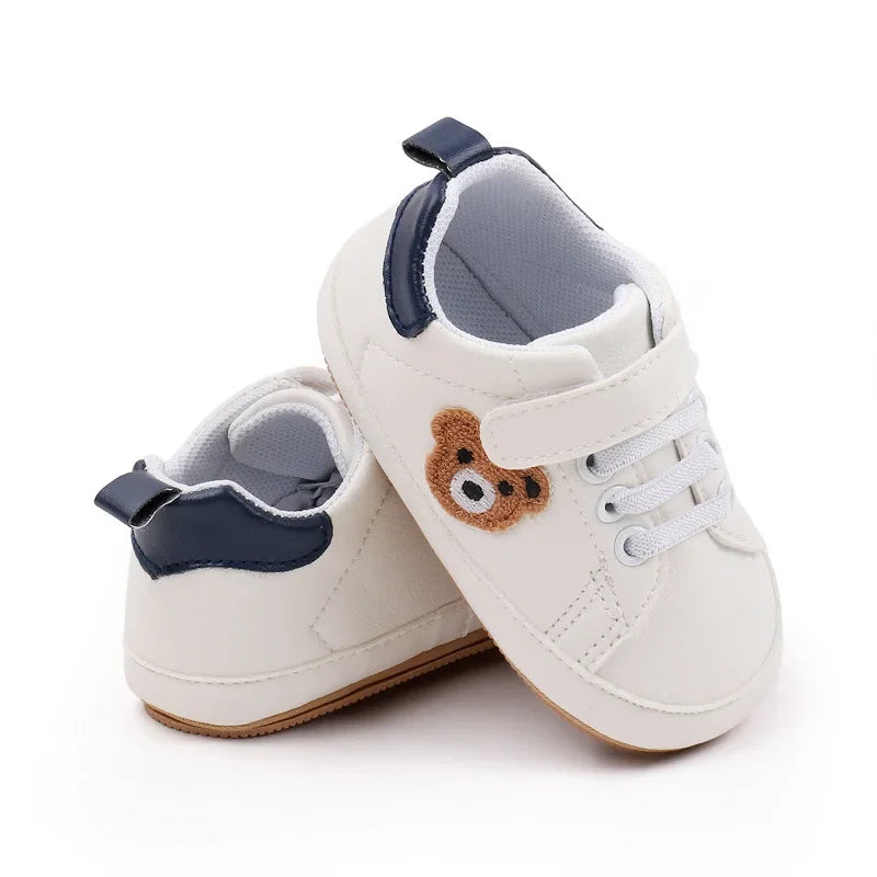 New Baby Shoes Boys Girls Classic Fashion Sports Casual Sneakers Newborn First Walker Toddler Soft Sole Non-Slip Walking Shoes