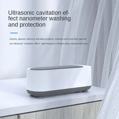 Xiaomi 360 Degree Ultrasonic Cleaner Portable Professional High Frequency Vibration Jewelry Eyeglasses Watches Cleaning Machine