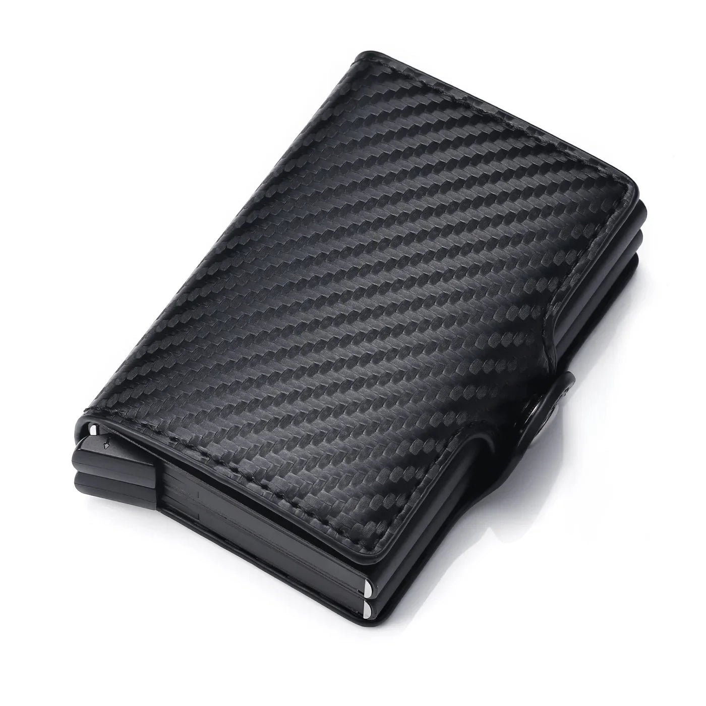 Rfid Men Card Wallets Carbon Fiber Slim Mini Wallet 14 Card Holders Small Money Bag Male Purses