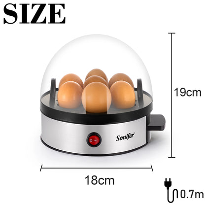 Convenient Egg CookerElectric Egg Cooker 7pcs Egg SteamerEgg CookerKitchen Cooking ToolsEgg CookerAuto-Off Function 350W Sonifer