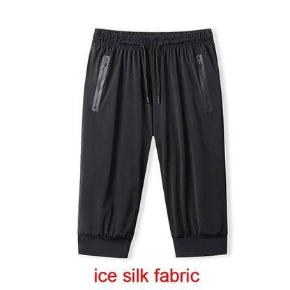 Men Shorts 9XL Big Size for 50-150KG Short Habillé Homme Three Quarters Men Loose Sports Pants Roupas Masculinas