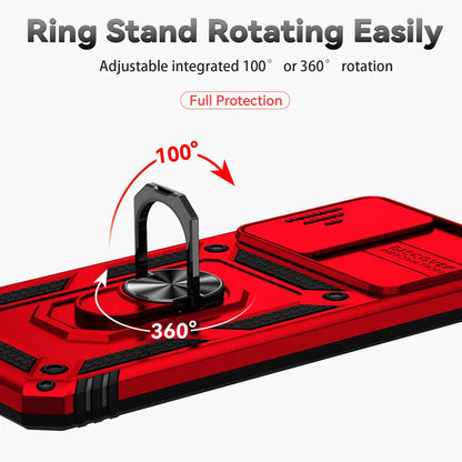 Camera Protect Case For Samsung Galaxy S23 S22 Plus Ultra A04 A14 A24 A34 A54 M14 M54 M33 M53 M23 5G Armor Hybrid Ring Cover