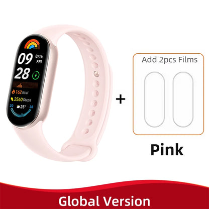 Global Version Xiaomi Smart Band 9 150+ Sports Modes Sleep Monitoring 1.62" AMOLED Display 21-day Battery Mi Wrist Sport Watch