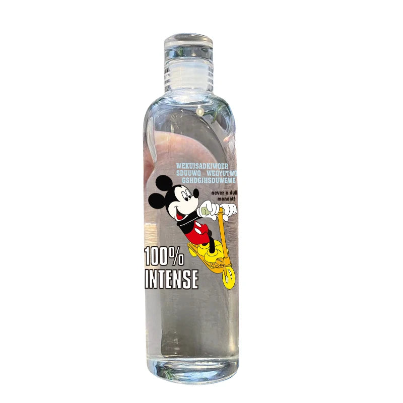 Disney Mickey Mouse Good-looking Women's Ins Cup Transparent Plastic Portable Large Capacity Time Scale Portable Drinking Water