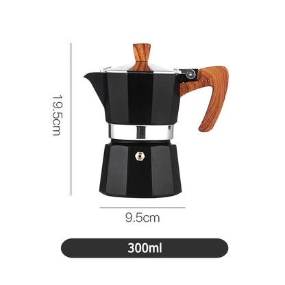 Coffee Pots Moka Pot Italian Coffee Machine Espresso Aluminum Geyser Coffee Maker Kettle Latte Stove Classic Coffeeware Filters