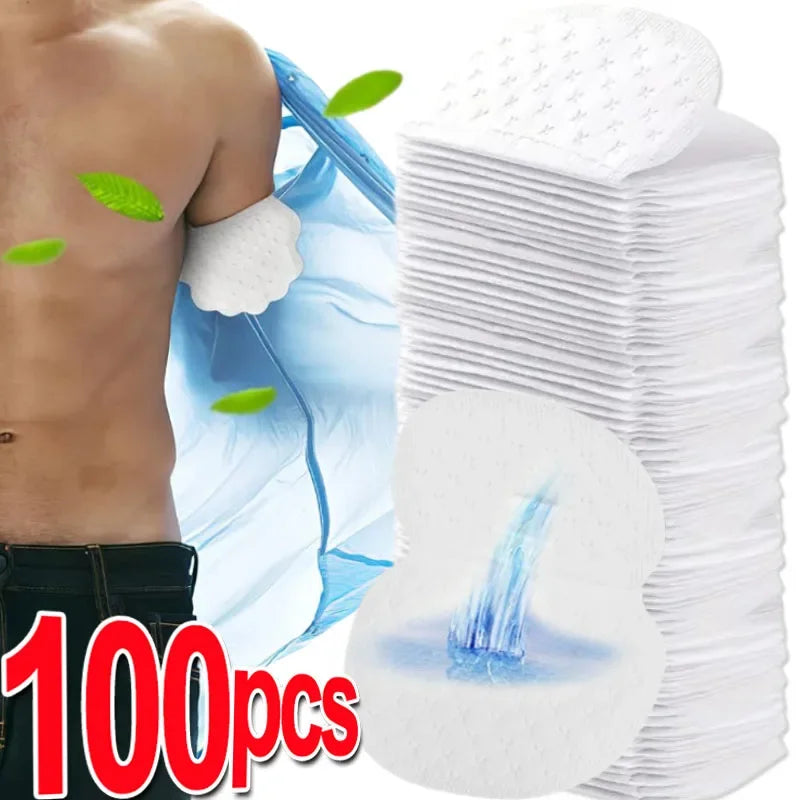 10/100pcsUnisex Sweat Pads Summer Deodorants Underarm Anti Perspiration Sweat Pads Disposable Armpit Absorb Sweat Shield Pad