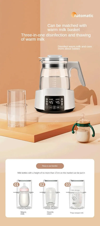 1.2L Infant Thermostatic Milk Regulator Kettle Hot Water Smart Insulation Pot Automatic Milk Warming Warm Milk Powder GL41