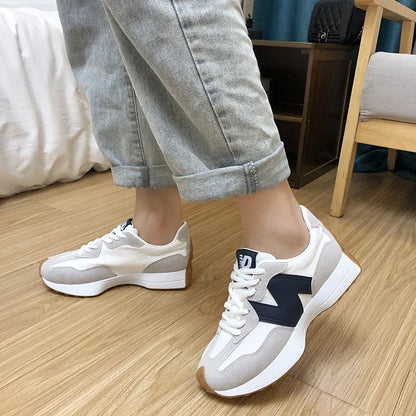 Women Sneakers 2024 New Spring Autumn Brand Luxury Vulcanize Shoes Casual Footwear Zapatillas Mujer Light Flat Breathable Shoes