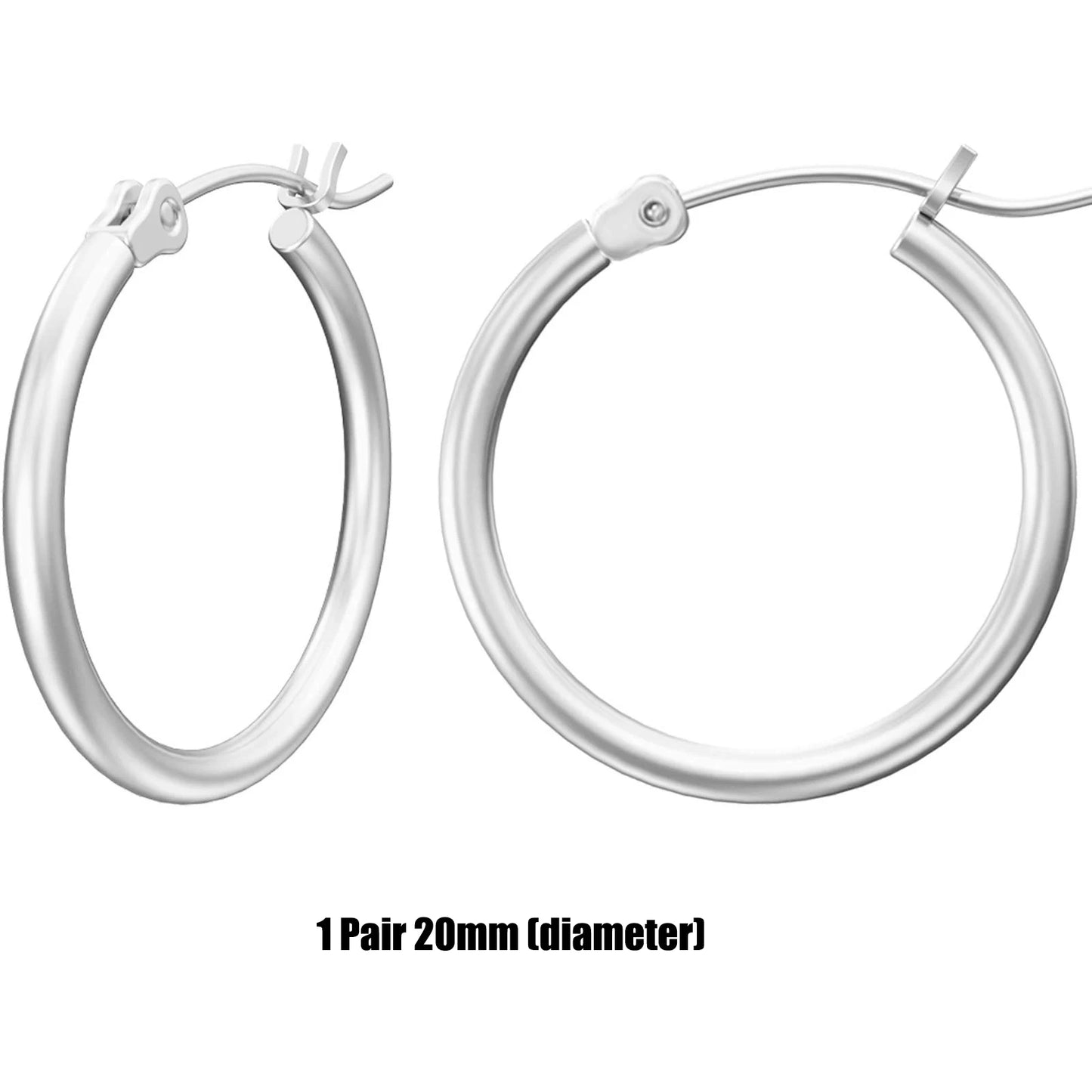 Shevalues Hoop Earrings Set for Women Man 14K Real Gold Plated Copper Hoops with 925 Sterling Silver Needle New Modern Jewelry