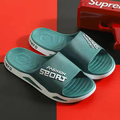 Men's Slippers Can Be Worn Externally In Summer Non-Skid Bathroom Sandals Trendy Bathroom Home Indoor Flip-flops For Men