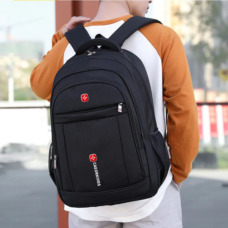 2024 New Men's Backpack 15 Inch Business Casual Computer Bag Large Capacity Outdoor Travel Bag Student School Bag Backpacks