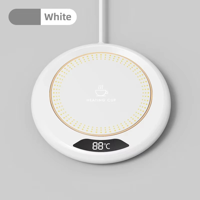 Xiaomi Thermostatic Heating Coaster 3 Speed Adjustment USB Heating Cup Coasters 55 Degrees Constantly Temperature Heat Household