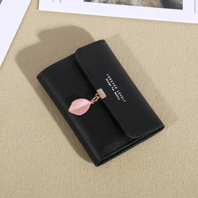 Trifold Clutch Coin Purse, Minimalist Credit Card Holder, Women's Casual Wallet