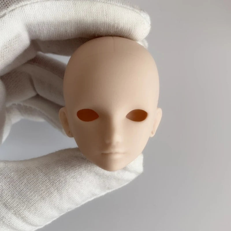 1/6 Ball Joint Doll Acceesories Head for 30cm BJD Doll White Skin No Eyes Baby Doll DIY Toys for Girls Make Up Toys