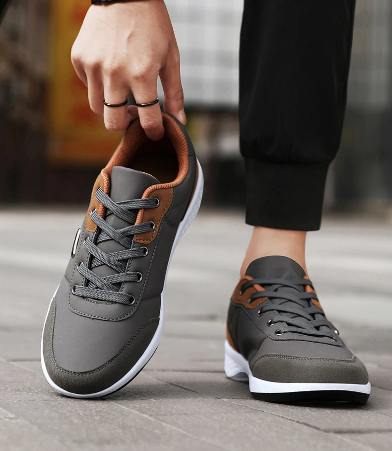 New Balan Men Leather Shoes Sneaker Trend Sport Shoes Breathable Men Sneakers Non-slip Footwear Holiday Shoes for Male