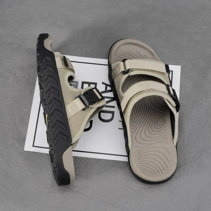 New Men Sports Slippers Outdoor Thick Bottom Breathable Slippers Beach Sandals Summer Casual Shoes Men Comfortable Sandals