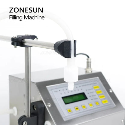 ZONESUN Small GFK-160A 5-3500ml Digital Control Liquid Juice Water Liquid Filling Machine Dosing Filler Bottle with Pedal