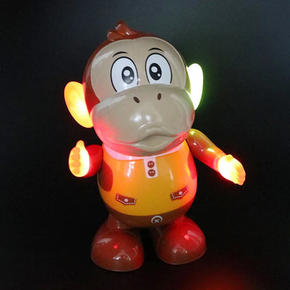 Kids Interactive Dancing Monkey Toy With Light And Music Can Walk Funny Swing Animal Doll Electric Toy Baby Toddler Gift