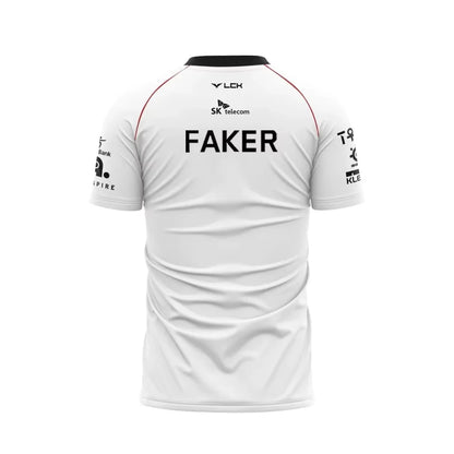 2024 New T1 Esports Team Uniform T-shirt League Of Legends World Finals Jersey T Shirt LOL Games Faker Fan Support Men Clothes