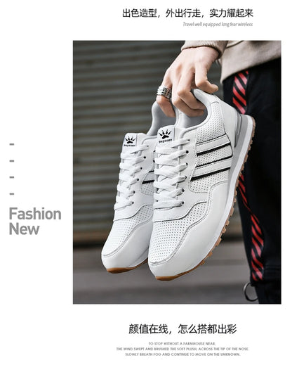 Men's Sneakers Cemented Shoes Autumn Light Walking Shoes Lace-up Spring Daily Shoes Outdoor Tenis Masculino Zapatillas Hombre