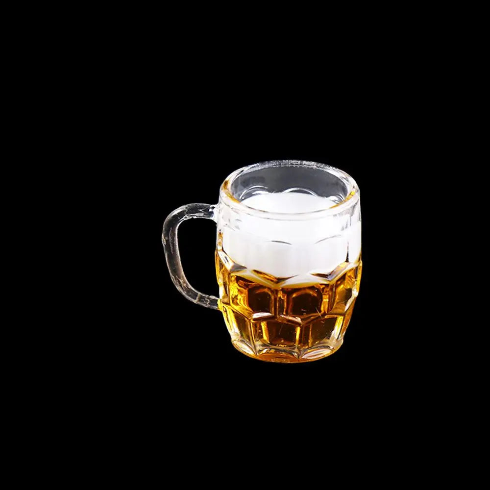 1pc cute Toy for Dollhouse 1/12 Miniature Scene Model Scale Dollhouse Accessories Mini Beer Cup Mug Kid Toy