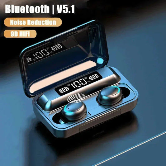 F9 Bluetooth headsets 5.3 Headphones Sport Waterproof Noise Reduction in-ear Wireless Earbuds With Mic For Xiaomi iPhone