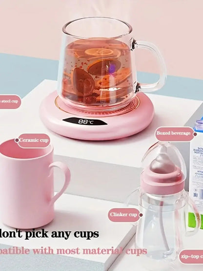 Intelligent constant temperature coaster USB automatic heating and insulation coaster